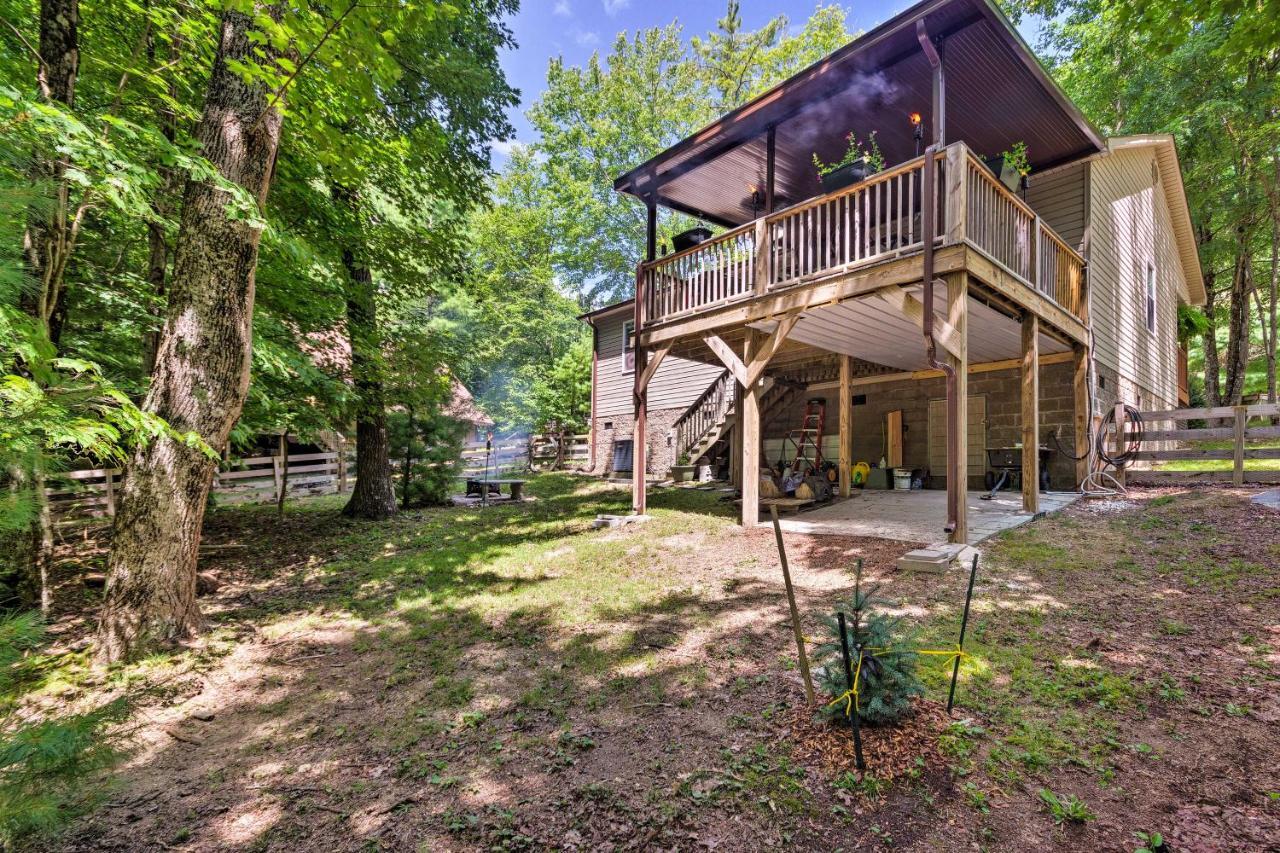 Beech Mountain Home With Covered Deck, Near Skiing! Extérieur photo
